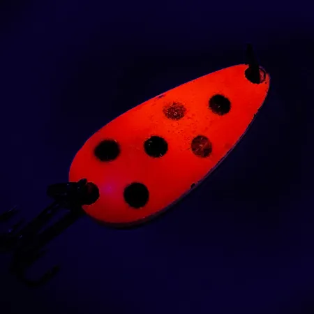 Luhr Jensen UV Blizgė, Raudona / Juoda / Auksinė, 7g, UV danga, #7321