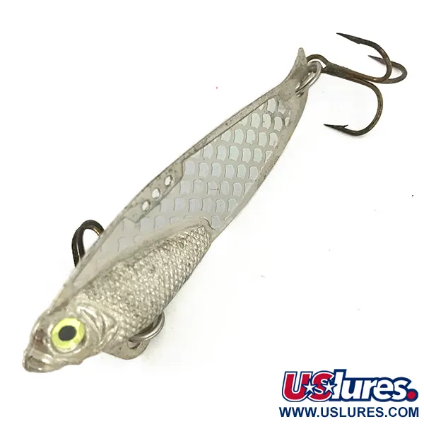 Bass Pro Shops Blade Cikada, Nikelis/Vaivorykštė, 14g, 3 skylės, #7335