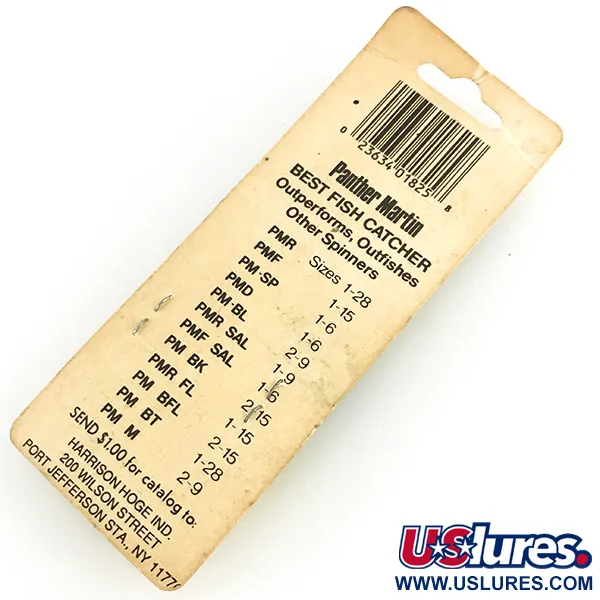 Panther Martin 9 Suktukas, Sidabrinė, 11g, Ašis Per Lapelį, #7356