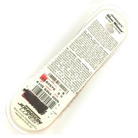 Johnson Silver Minnow Blizgė, Sidabruotas, 14g, Lapelis, #7360