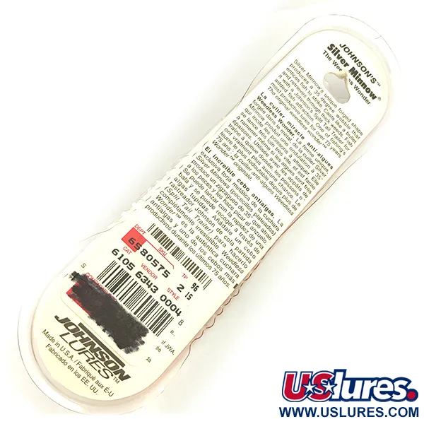 Johnson Silver Minnow Blizgė, Sidabruotas, 14g, Lapelis, #7360