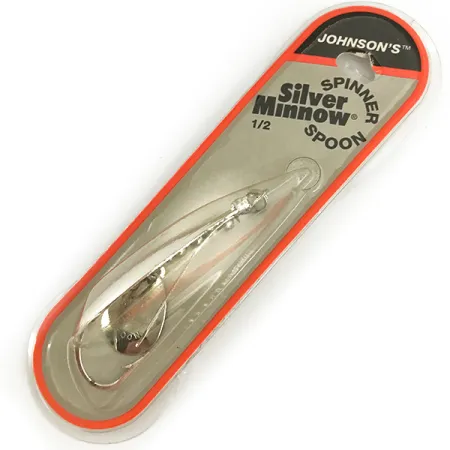 Weedless Johnson Silver Minnow with spinner blade
