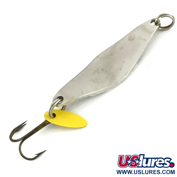 Bay de Noc Do-Jigger Blizgė, Nikelis/Rainbow, 10g, Pelekas, #7384