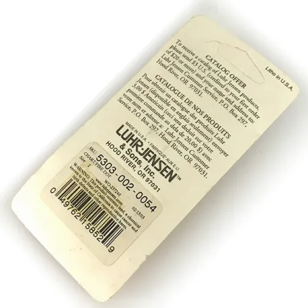 Luhr Jensen Loco 2 Blizgė, Chart Fire Dot, 7g, Vintage, #7400