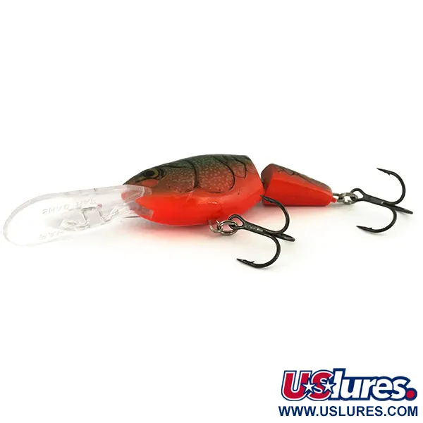 Rapala Jointed Shad Rap JSR07 Vobleris, Žalias/Oranžinis, 12g, #7401