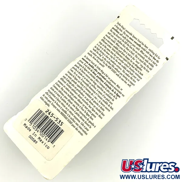 Strike King Spence Scout Vobleris, 245 535, 10.5g, Dvi tvirtinimo akys, #7403