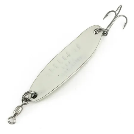 Luhr Jensen Krocodile Die #3 Glow Blizgė, Balta / Žalia, 14g, #7410