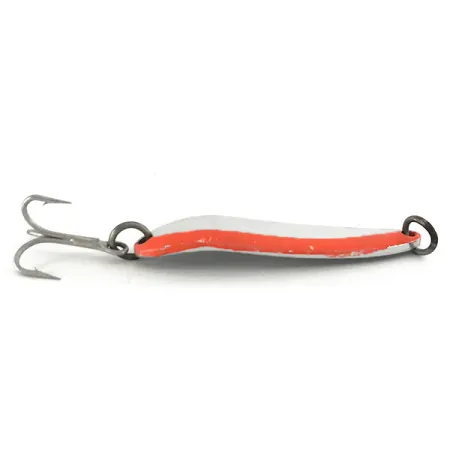 Luhr Jensen Krocodile Die #4 UV Vartiklė, Nikelis / Raudona, 19g, UV, #7411