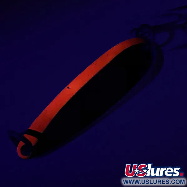 Luhr Jensen Krocodile Die #4 UV Vartiklė, Nikelis / Raudona, 19g, UV, #7411