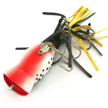 Fred Arbogast Hula Popper Paviršinis masalas, Leopardo, 8g, #7428