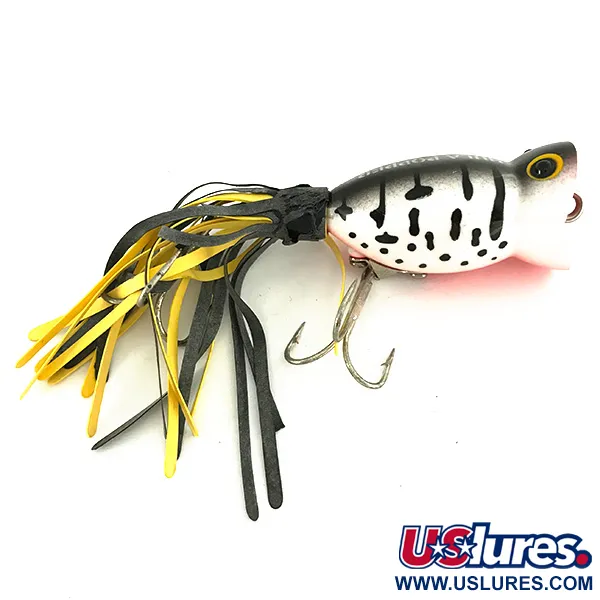 Fred Arbogast Hula Popper Paviršinis masalas, Leopardo, 8g, #7428