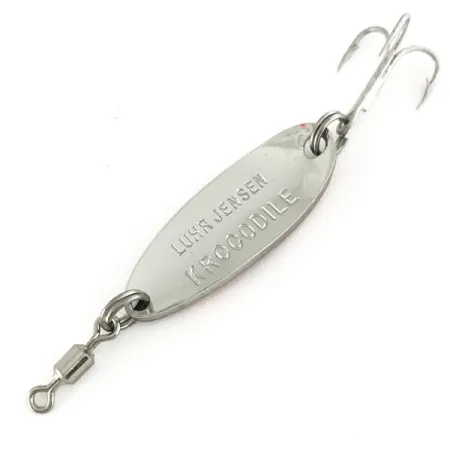 Luhr Jensen Krocodile UV Vartiklė, Nikelis/Oranžinė, 7g, UV, #7447