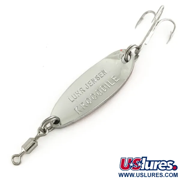 Luhr Jensen Krocodile UV Vartiklė, Nikelis/Oranžinė, 7g, UV, #7447