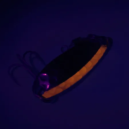 Luhr Jensen Krocodile UV Vartiklė, Nikelis/Oranžinė, 7g, UV, #7447