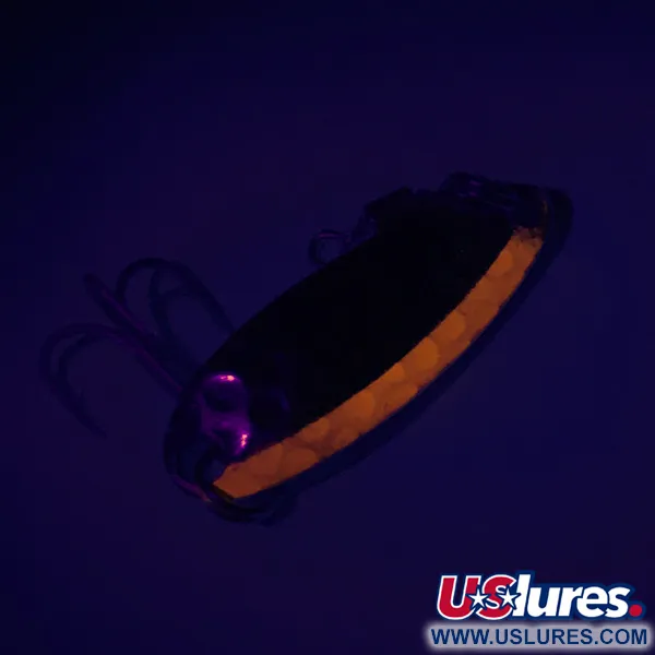 Luhr Jensen Krocodile UV Vartiklė, Nikelis/Oranžinė, 7g, UV, #7447
