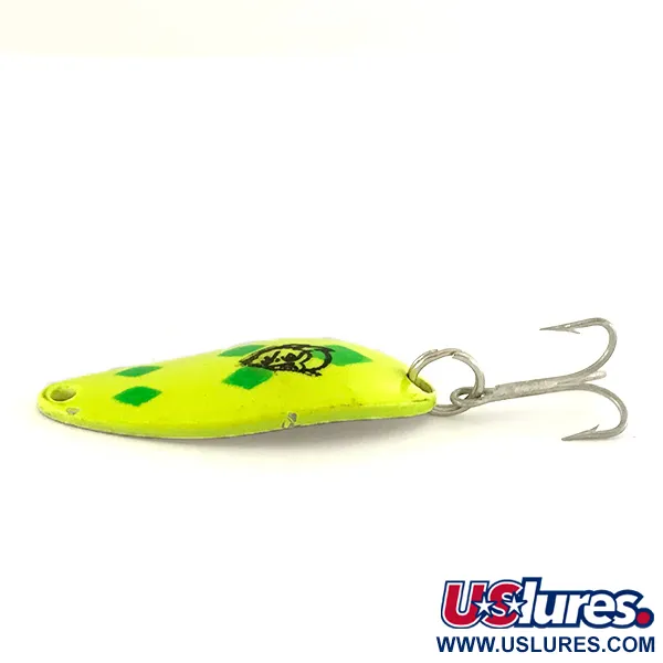 Eppinger Dardevle Devle Dog 5200 UV Blizgė, Geltona/Žalia, 7g, UV, #7452