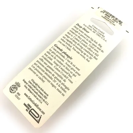 Cotton Cordell Grappler Shad Deep Diver, Auksinė/Oranžinė, 7g, Gylis, #7497