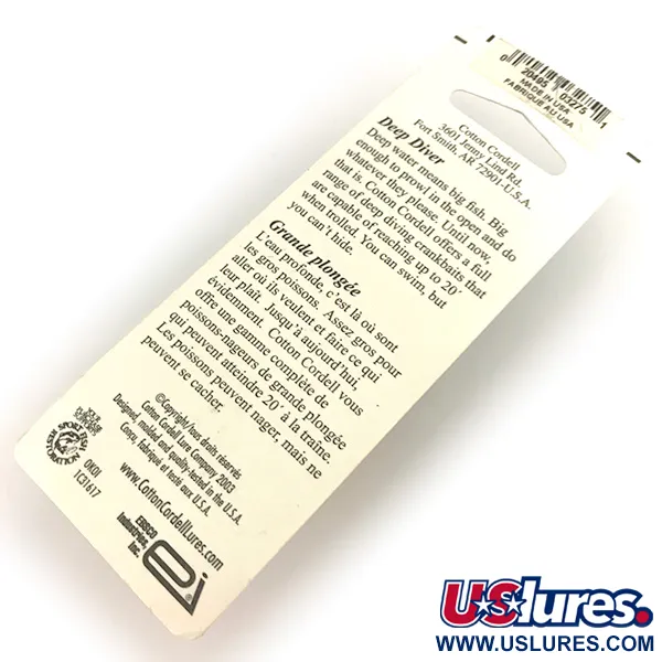 Cotton Cordell Grappler Shad Deep Diver, Auksinė/Oranžinė, 7g, Gylis, #7497