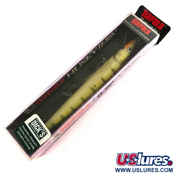 Rapala Husky Jerk HJ 14 Vobleris, Yellow Perch, 18g, pakibus, #7498
