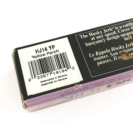 Rapala Husky Jerk HJ 14 Vobleris, Yellow Perch, 18g, pakibus, #7498