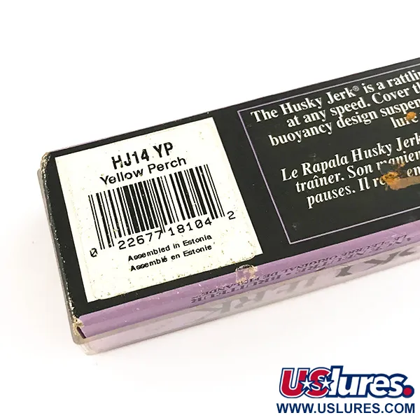 Rapala Husky Jerk HJ 14 Vobleris, Yellow Perch, 18g, pakibus, #7498