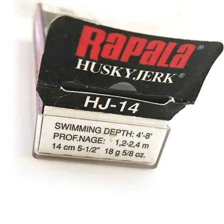 Rapala Husky Jerk HJ 14 Vobleris, Yellow Perch, 18g, pakibus, #7498