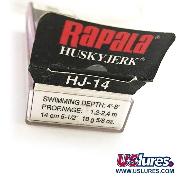 Rapala Husky Jerk HJ 14 Vobleris, Yellow Perch, 18g, pakibus, #7498