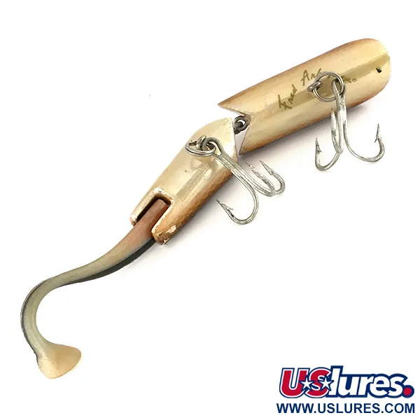 Fred Arbogast A.C. Plug Vintage Popper, Rudas, 28g, Nariuotas, #7508