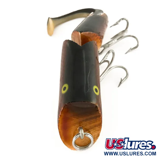 Fred Arbogast A.C. Plug Vintage Popper, Rudas, 28g, Nariuotas, #7508