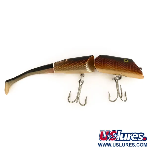 Fred Arbogast A.C. Plug Vintage Popper, Rudas, 28g, Nariuotas, #7508