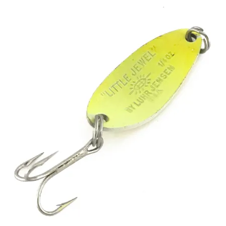 Luhr Jensen Little Jewel Blizgė, Geltona/Raudona, 7g, UV Glow, #7519