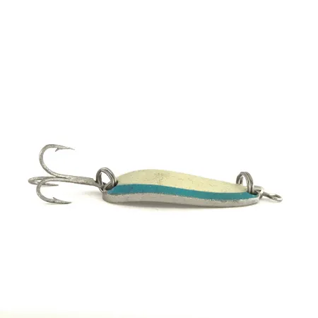 Luhr Jensen Krocodile Blisgė, White/Blue/Nickel, 9g, Skęstanti, #7543