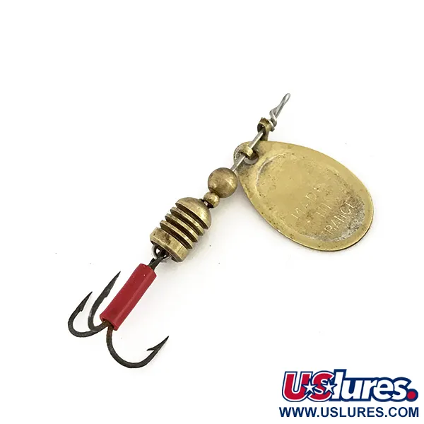 Mepps Aglia 1 (1960s) Sukriukė, Žalvaris, 3.5g, 1 dydis, Vintage, #7550