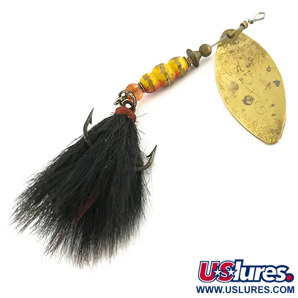 Mepps Aglia Long 3 Dressed Sukpė, Žalvaris, 12g, Gluosnio Lapas, #7562