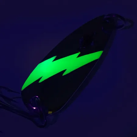 Red Eye Evil Eye UV Blizgė, Nikelis / Žalia, 14g, UV švytėjimas, #7590