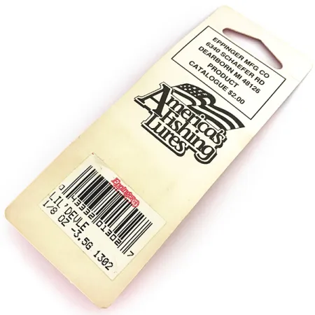 Eppinger Dardevle Lildevle Blisgė, Black / White, 3,5g, #1302