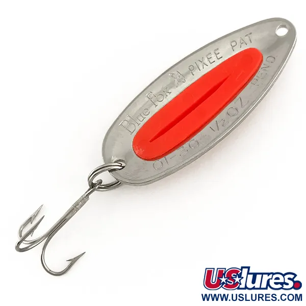 Blue Fox Pixee UV Vartiklė, Muštas Nikelis / Raudona, 14g, UV, #7610