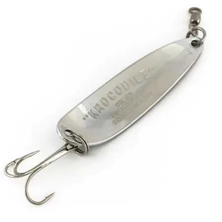 Luhr Jensen Krocodile Die #5 Blizgė, Nikelis/Mėlyna, 23g, #7630