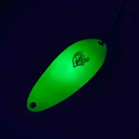 Eppinger Dardevle Devle Dog 5300 UV Blisgė, Geltona/Žalia/Nikelis, 10g, #7636