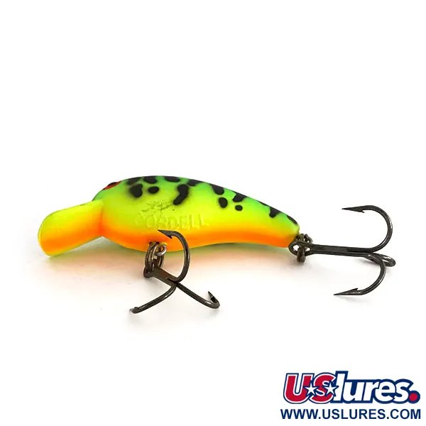 Cotton Cordell Big O UV Vobleris, Fire Tiger, 4g, UV Glow, #7640
