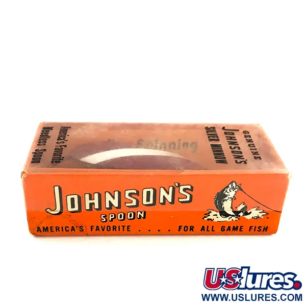 Johnson Silver Minnow Blizgė, Raudona / Balta, 5g, Nuo žolių, #7677