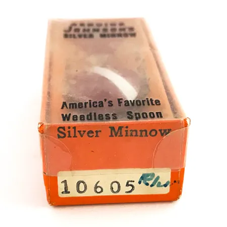 Johnson Silver Minnow Blizgė, Raudona / Balta, 5g, Nuo žolių, #7677