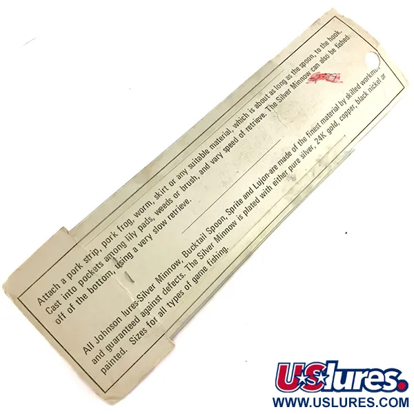 Weedless Johnson Silver Minnow, Sidabras, 14g, Apsauga, #7679