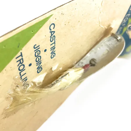 Hopkins 238 Hammered Spoon Blizgė, Sidabras, 7g, Bucktail, #7694