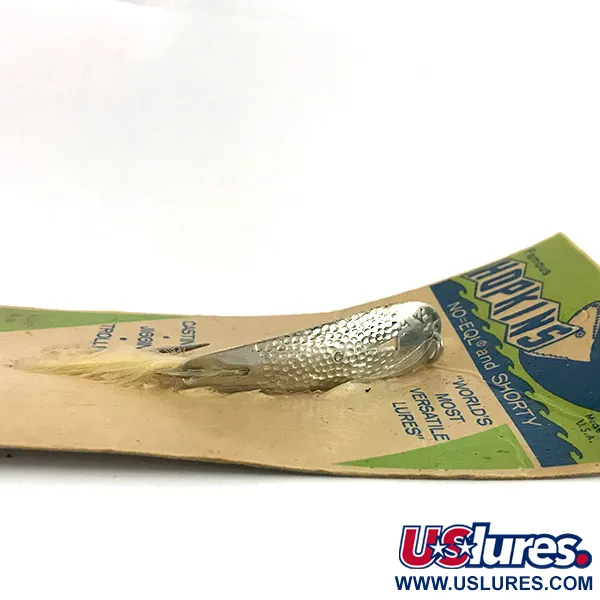 Hopkins 238 Hammered Spoon Blizgė, Sidabras, 7g, Bucktail, #7694