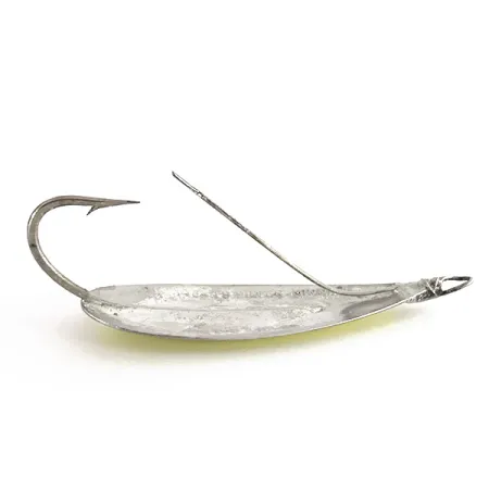 Johnson Weedless Silver Minnow UV Vartiklė, Sidabras/Chartreuse, 12g, #7711