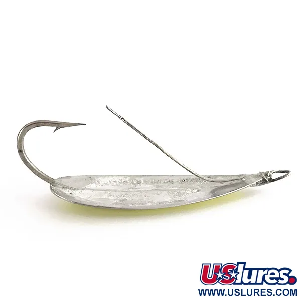 Johnson Weedless Silver Minnow UV Vartiklė, Sidabras/Chartreuse, 12g, #7711