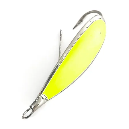 Johnson Weedless Silver Minnow UV Vartiklė, Sidabras/Chartreuse, 12g, #7711