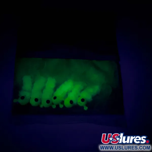 Mister Twister Pearlized Crappie Jigs, Geltona, 2,5g, Marabu, #7719