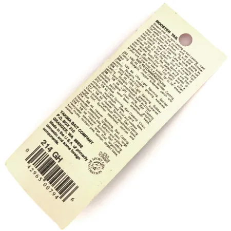 Worden’s Original Rooster Tail Sukrė, Auksinė, 12g, Plunksnos, #214 GH